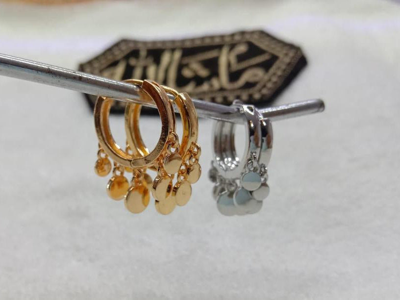 1 carat gold plated bali style earrings t4trendz