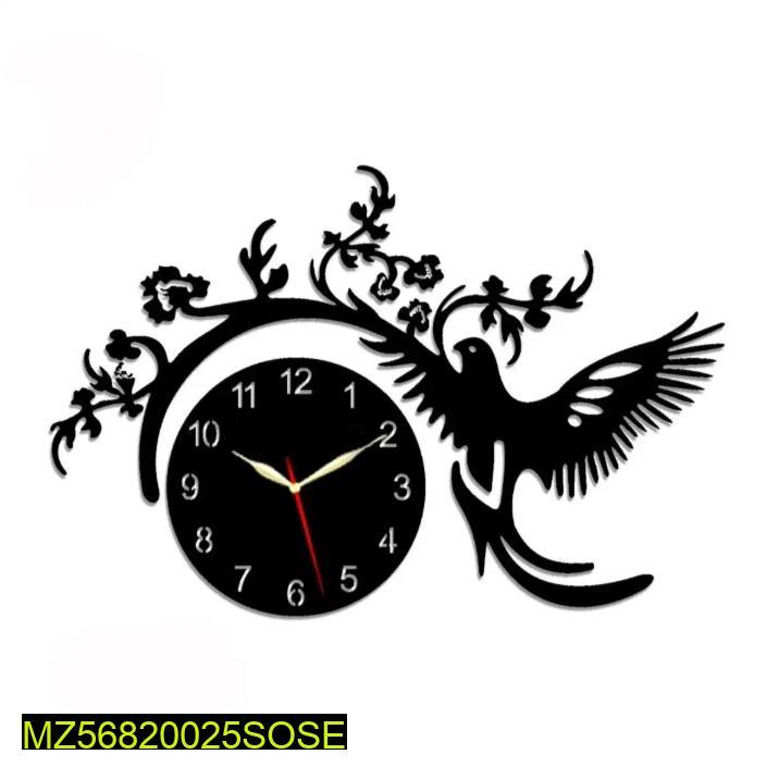 Analog wall clock with light t4trendz