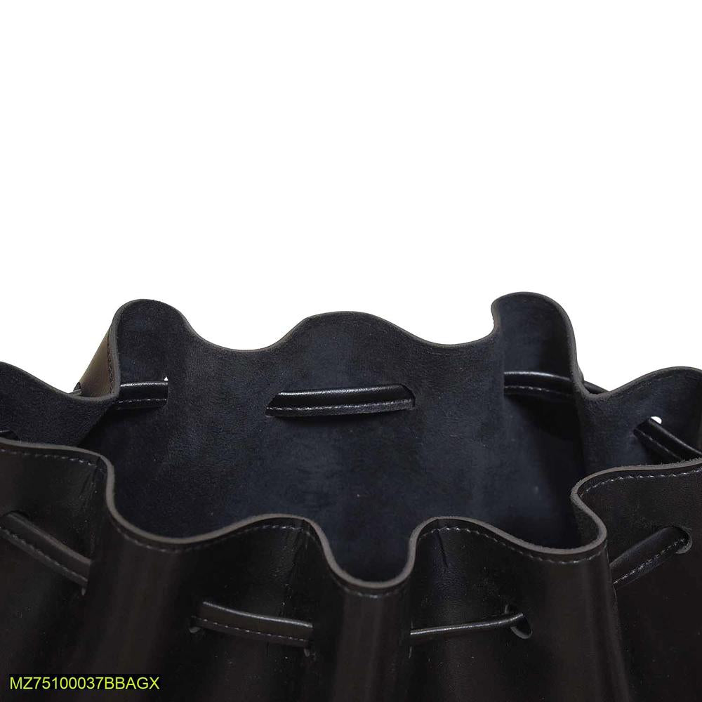 Bali pu leather bucket bag t4trendz
