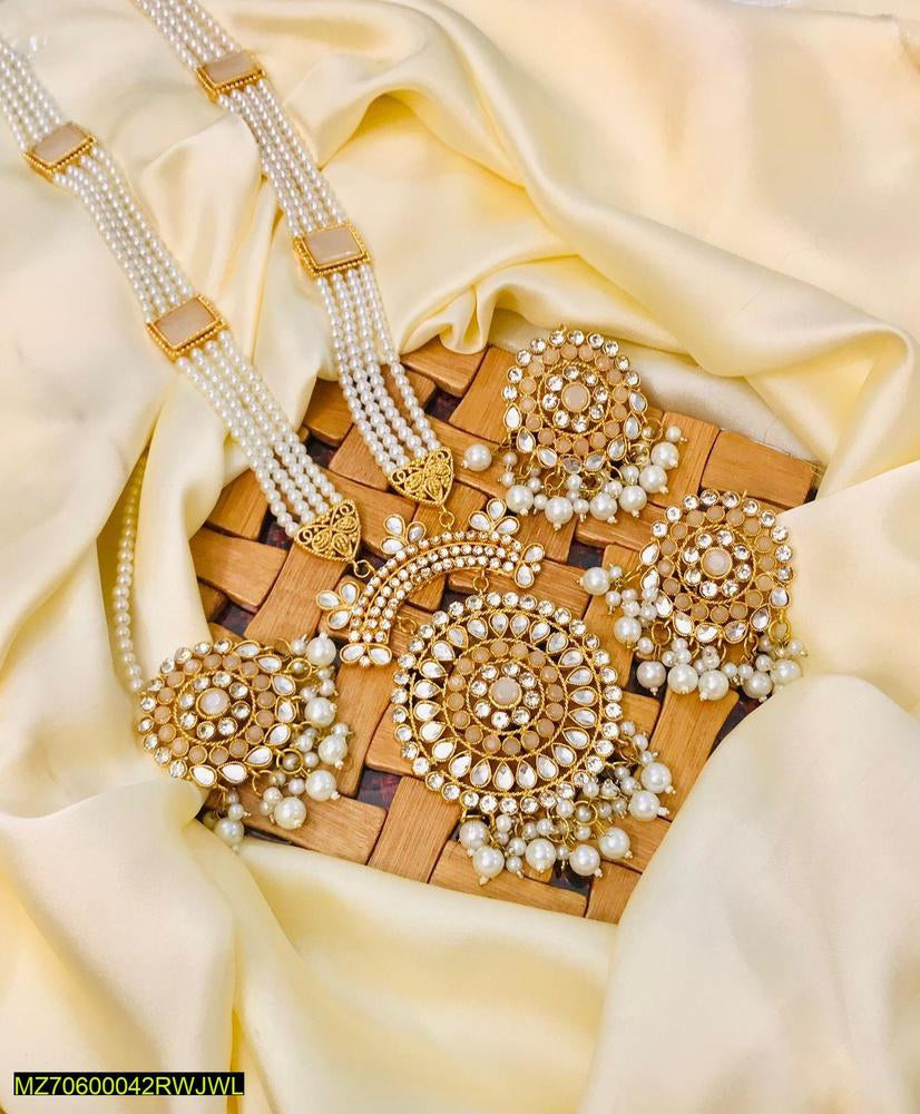 Multi stones Kundan mala set t4trendz