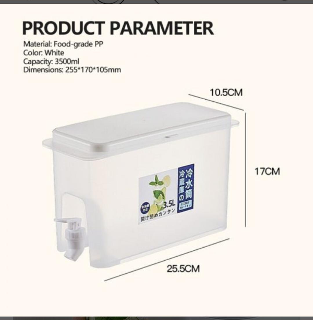 Buy 3.5L Cold Water Dispenser with Tap – Portable & Durable jug