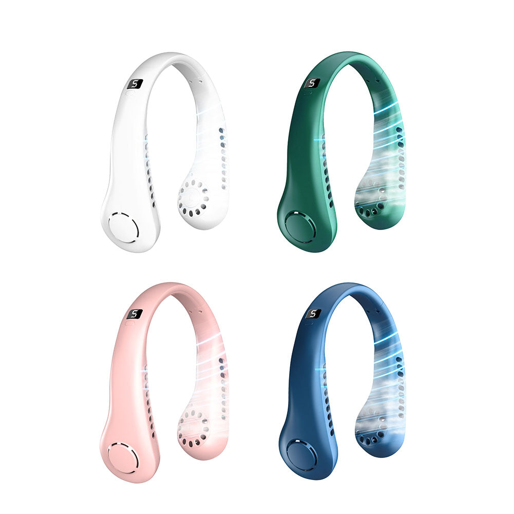 Portable Hanging Neck Fan | USB Rechargeable Little chic
