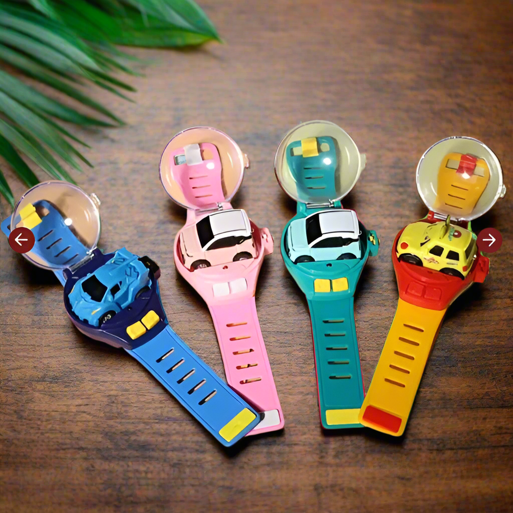 Mini Wrist Watch Remote Control Car Toy – Wearable RC Car for Kids