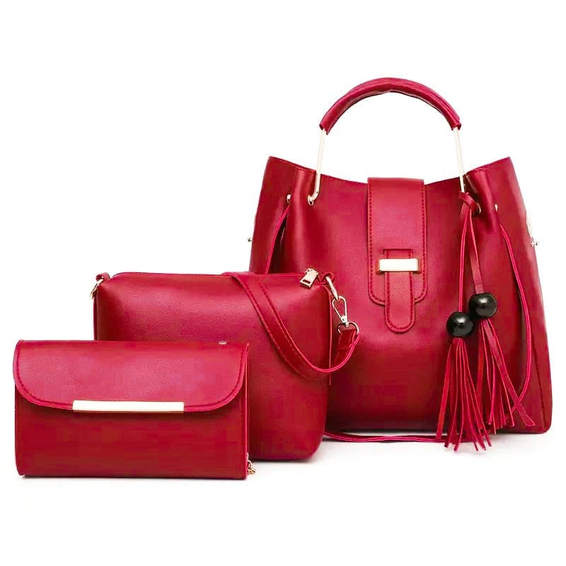 3pcs womens leather handbag Little chic