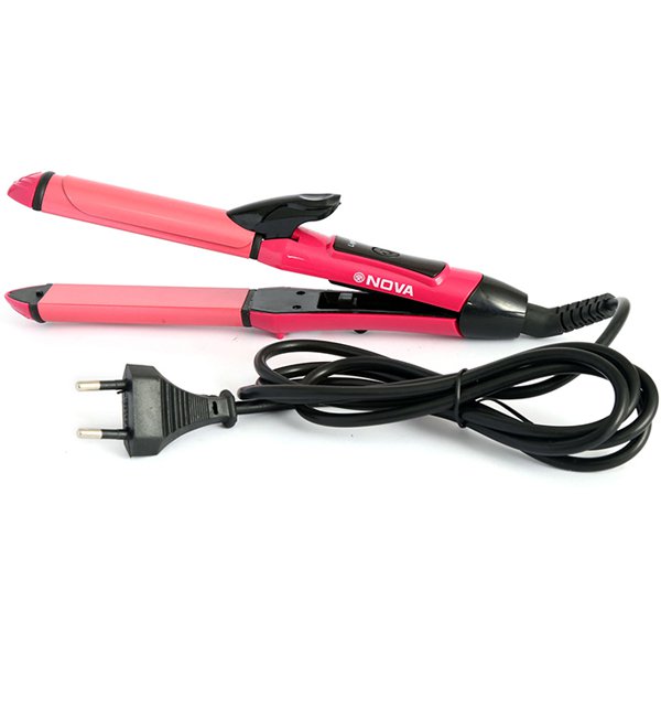 2 In 1 Hair Straighter & Curler Little chic