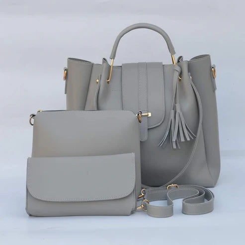3pcs womens leather handbag