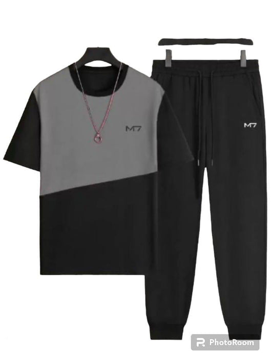 2 pcs unisex polyester printed track suite t4trendz