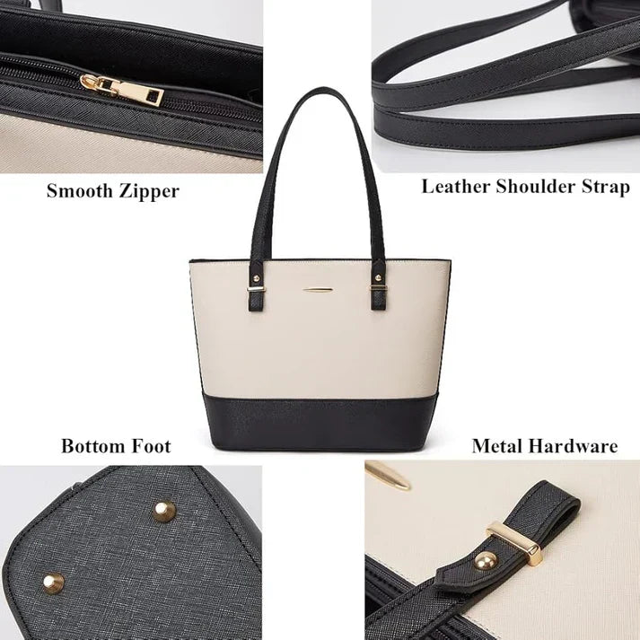 Shop Large Capacity Premium 3pcs Handbag Set at T4Trendz t4trendz