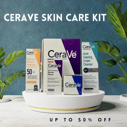 Buy CeraVe Kit Get Kashees Foundation Free