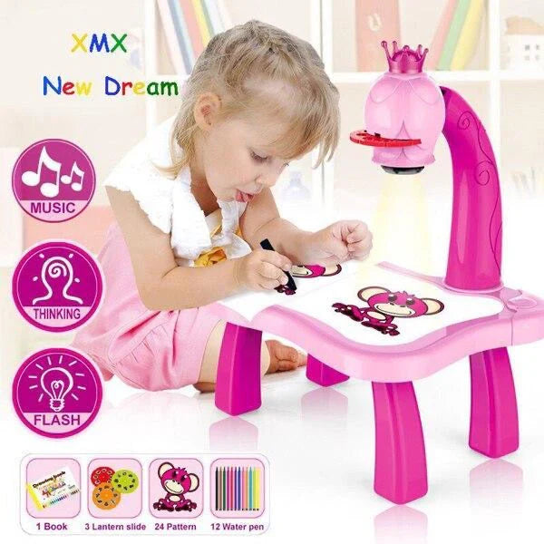 Buy Large Drawing Projector Table for Kids – Fun & Creative Art Projection Set