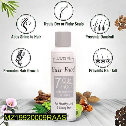 pack of two Hair food 7 in 1 oils - 200ml t4trendz