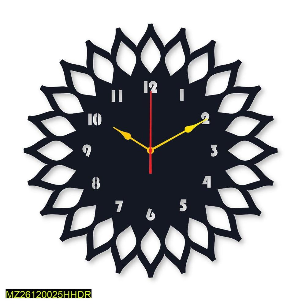 Sun round analog wall clock t4trendz
