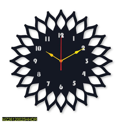 Sun round analog wall clock t4trendz