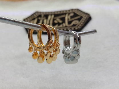 1 carat gold plated bali style earrings t4trendz