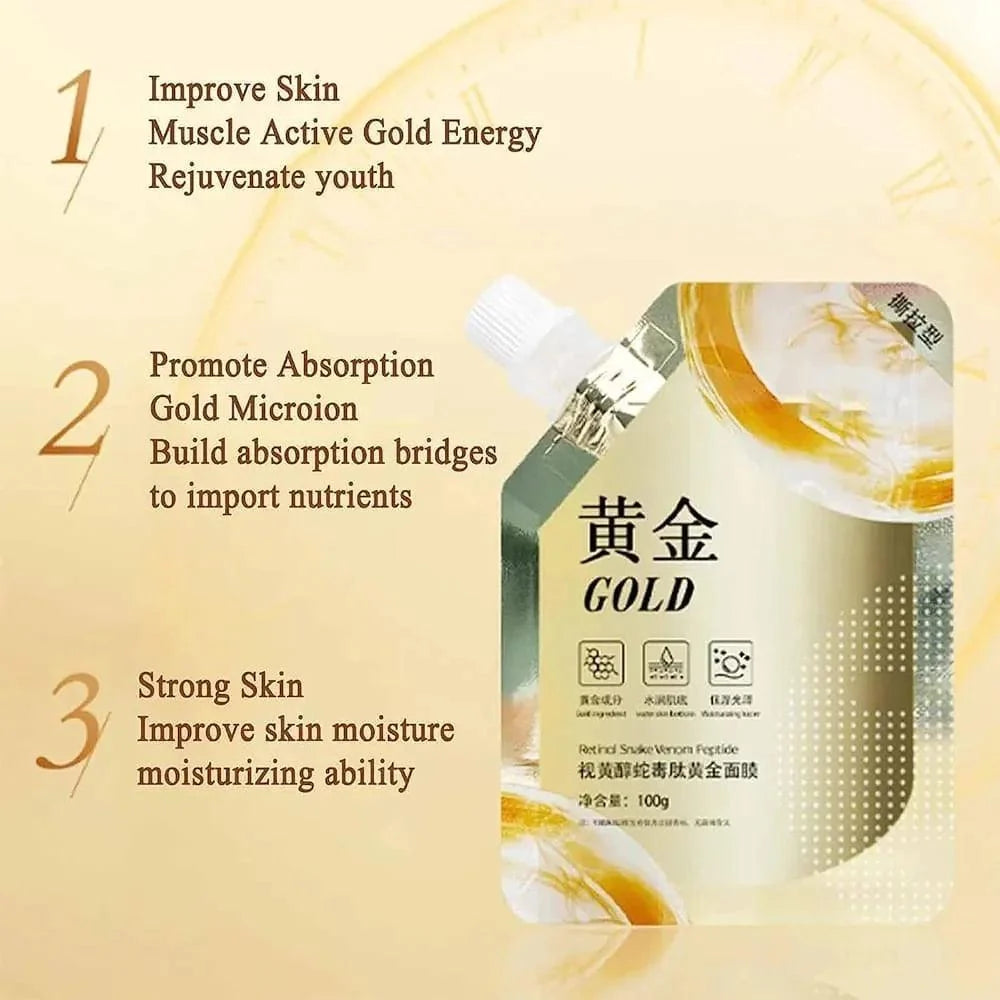 YA BAO LI Retinol Gold Peel Off MasK Anti-aging & Lifting 100g (Buy 1 Get 1 Free)