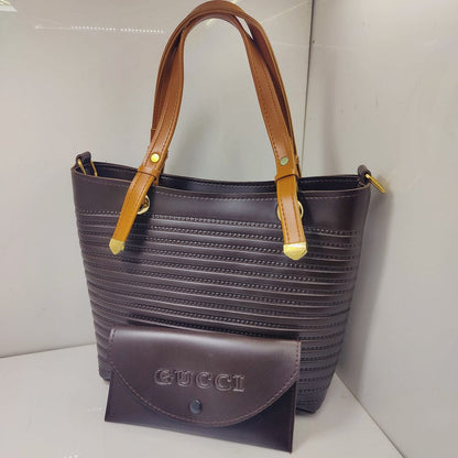 2 pcs prime quality ladies shoulder bag set t4trendz