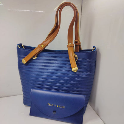 2 pcs prime quality ladies shoulder bag set t4trendz