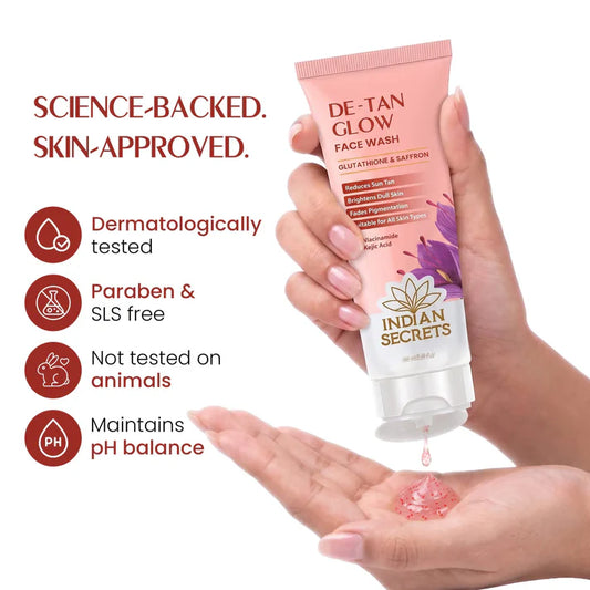 Indian Secrets De-Tan Glow Face Wash