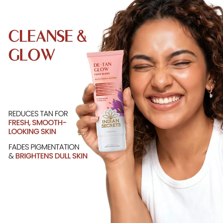 Indian Secrets De-Tan Glow Face Wash