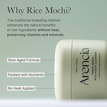 Arencia - Fresh Green Rice Mochi Cleanser