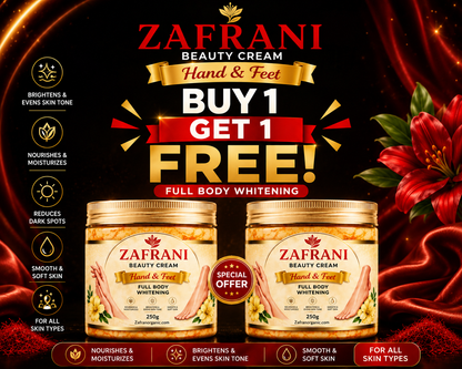 Zafrani Glow Gold Serum Cream – 100% Organic Buy 1 Get 1 Free