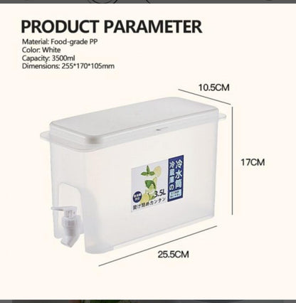 Buy 3.5L Cold Water Dispenser with Tap – Portable & Durable jug