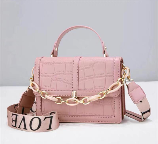 Nylon Plain Hand Bag in Assorted Color t4trendz