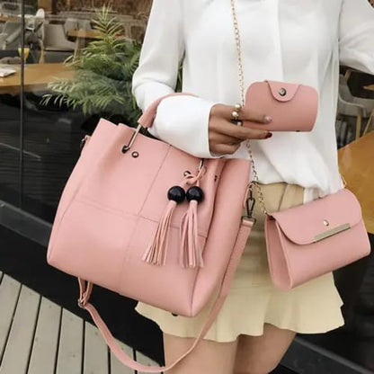 Elegant Women's 3 pcs Bags set Little chic