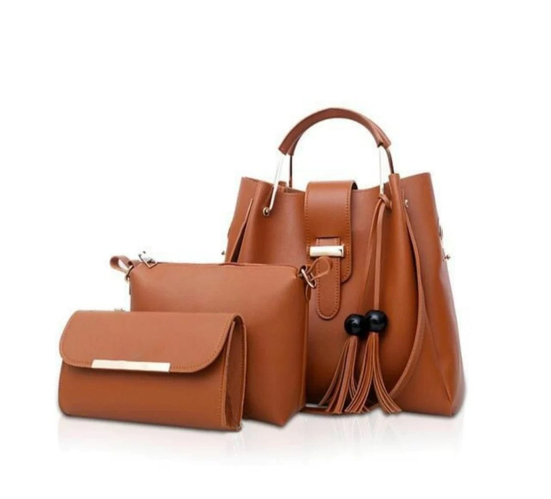 3pcs womens leather handbag Little chic