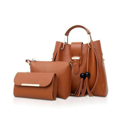 3pcs womens leather handbag Little chic
