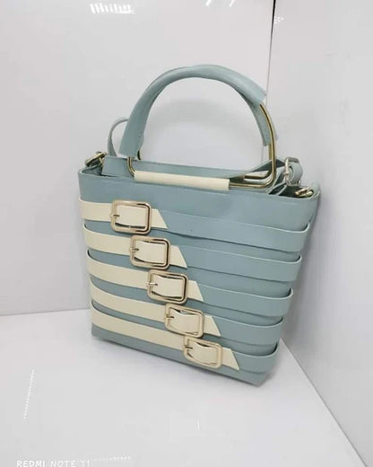 Trendy leather handbag