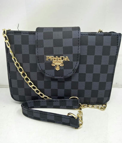Flap Open Leather Shoulder Bag Little chic
