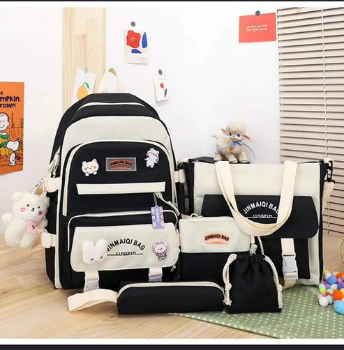4Pcs/set girls Backpacks