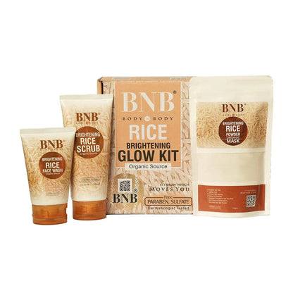 Rice Glowing kit with free 7 hair food oil t4trendz