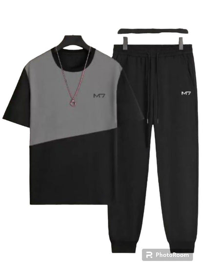 2 pcs unisex polyester printed track suite t4trendz