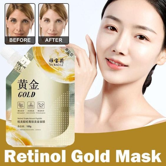 YA BAO LI Retinol Gold Peel Off MasK Anti-aging & Lifting 100g (Buy 1 Get 1 Free)