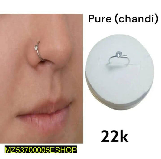 Women's elegant chandi nose pin t4trendz