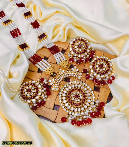 Multi stones Kundan mala set t4trendz