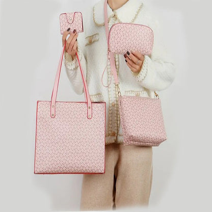 Elegent 4pcs leather handbag Little chic