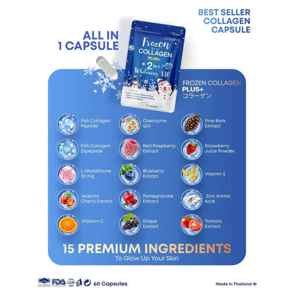 Gluta Frozen Collagen Capcules- Buy 1 Get 1 Free