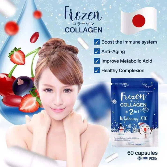 Gluta Frozen Collagen Capcules- Buy 1 Get 1 Free