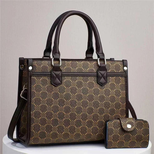 2pcs Luxury Leather Handbag