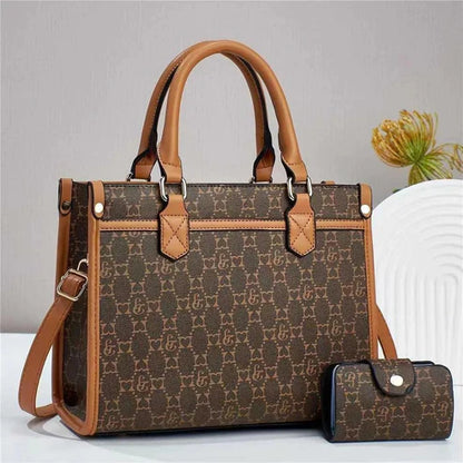 2pcs Luxury Leather Handbag