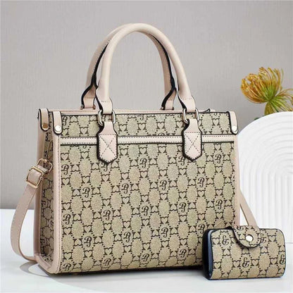 2pcs Luxury Leather Handbag