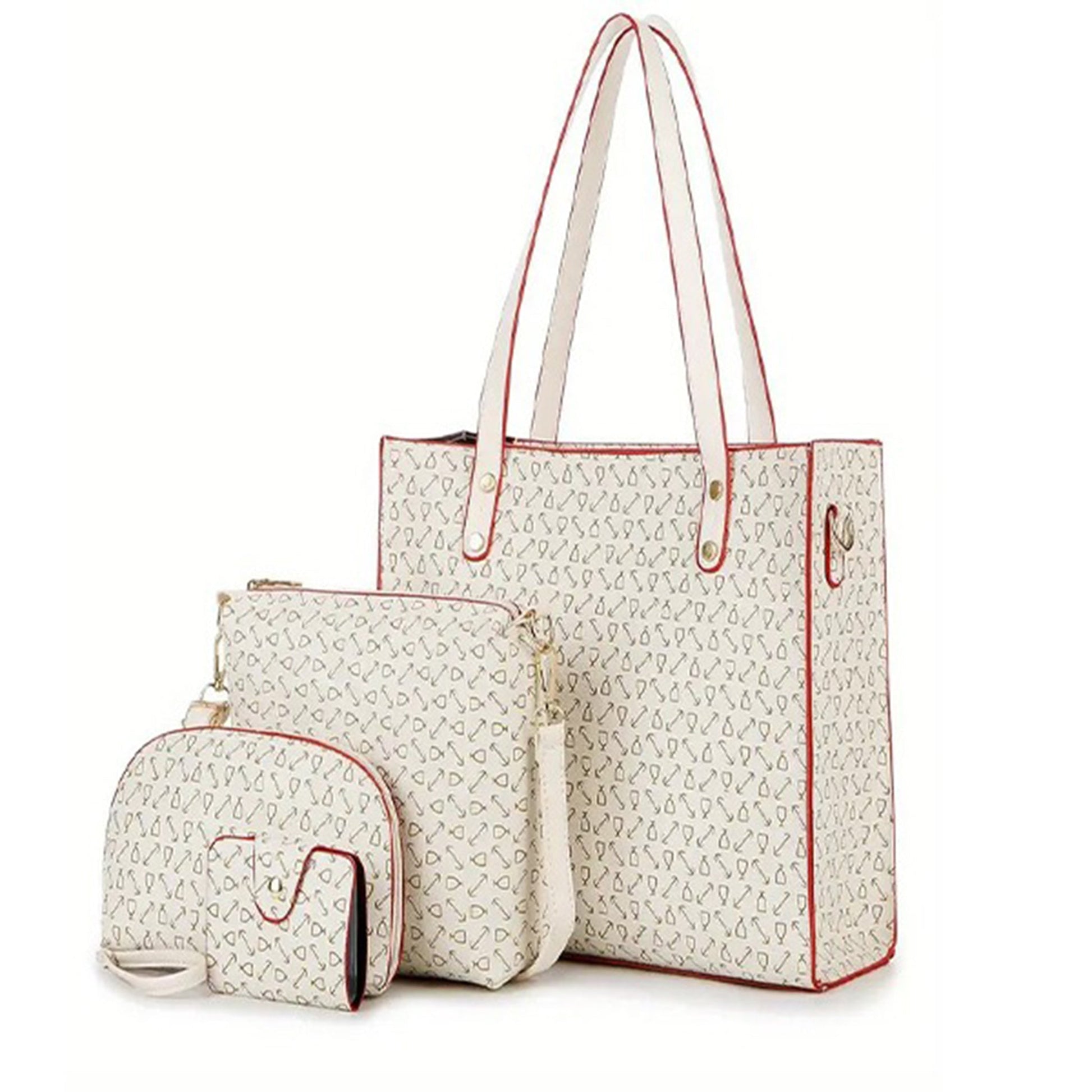 Elegent 4pcs leather handbag Little chic