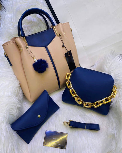 3pcs trendy GlamGrace handbag set Little chic
